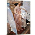 thumbnail image 1 of ARTCANVAS The Pink Robe - After the Bath 1916 Canvas Art Print by Joaquin Sorolla y Bastida - Size: 18" x 12" (0.75" Deep), 1 of 9