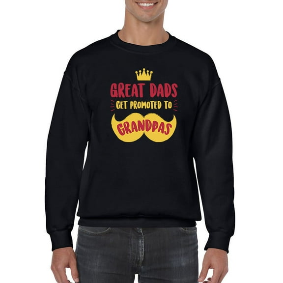 Promoted To Grandpas Sweatshirt Men -GoatDeals Designs, Male Small