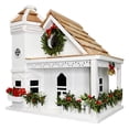 thumbnail image 2 of Yuletide Cottage Birdhouse - White, 2 of 5