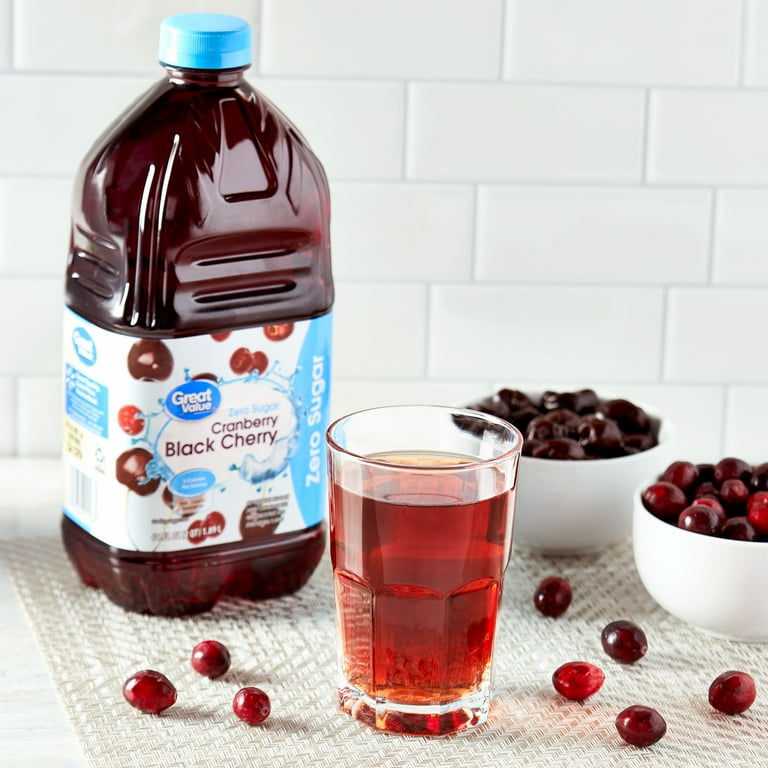 Great Value Cranberry Black Cherry Juice Cocktail 64 fl oz