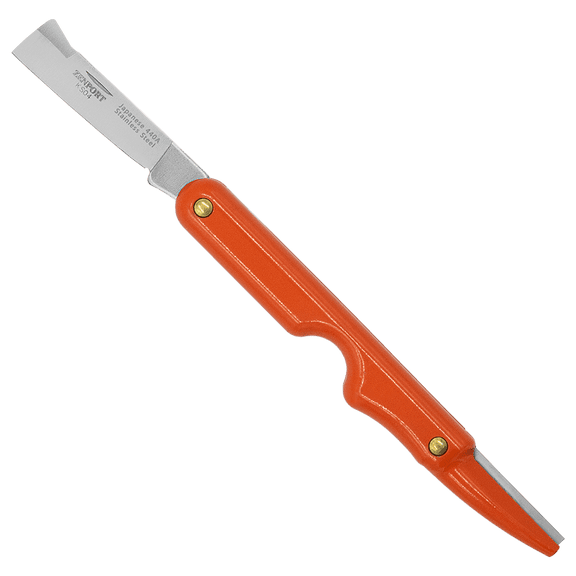 Zenport KS04 Knife Sharpener with Grafting Knife Combo, 3 Inch Blades, Orange