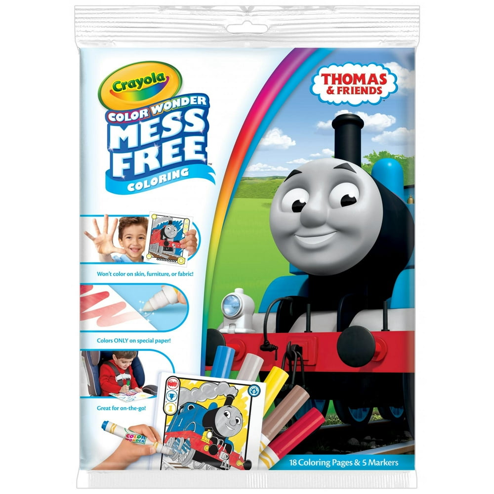 Crayola Color Wonder Coloring Book Set, Thomas the Train