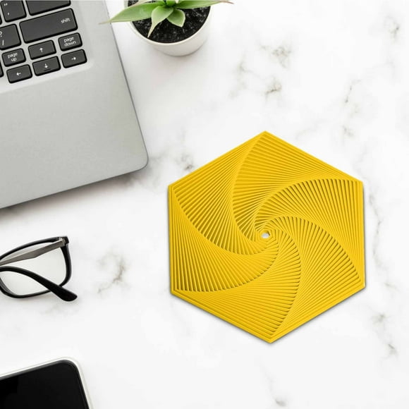 MuYan Fractal Fidget Hexagon,3D Printed Hexagon Fidget Toy, 3D Printed Infinity Cube, Geometric Fidget Coasters, , Sensory Toys for Adults, Infinity Cubes
