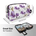 thumbnail image 5 of Honeii Orchids Flowers Print Multi-Purpose Storage Bag,Hanging Dopp Kit,Small Toiletry Bag for Traveling for Toiletries, Makeup, and Small Essentials, 5 of 7