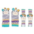 thumbnail image 2 of Baby Wrist Rattles Toy, Baby Wrist Rattles Toy Colorful Pattern Soft Early Educational Rattles Foot Finder Socks Set, 2 of 8