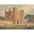 thumbnail image 2 of John Sell Cotman 14x11 Black Ornate Wood Framed Double Matted Museum Art Print Titled: Gate-Way, Saint Mary's Wiggenhall, Norfolk (ca. 1818), 2 of 5