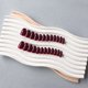 thumbnail image 4 of Uñas postizas adhesivas XCREANDO medianas color rojo borgoña acrílicas, 4 of 7