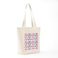 thumbnail image 7 of CafePress - Gingham Hearts Pastel Pattern Tote Bag - Unisex Canvas Tote Bag, Beige, 1-Piece, 7 of 7