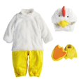thumbnail image 2 of Vestido de una pieza para bebé, estilo animal, para Navidad y Halloween, disfraz de pollo de 100 cm, 2 of 4