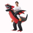 thumbnail image 4 of Disfraz de dragón inflable eLuugie para fiesta de Navidad para adultos, 4 of 9