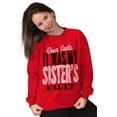 thumbnail image 2 of Xmas Dear Santa Its My Sister's Fault Unisex Plus Fleece Graphic Sweatshirt Brisco Brands 5X, 2 of 4