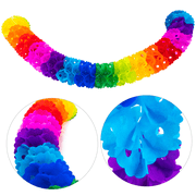Mexican Fiesta Multi-Color Garland 10 Feet