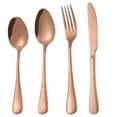 thumbnail image 1 of Ensemble de Couverts 4 Pcs en Acier Inoxydable Poli Ensemble de Couverts pour Dîner, 1 of 1