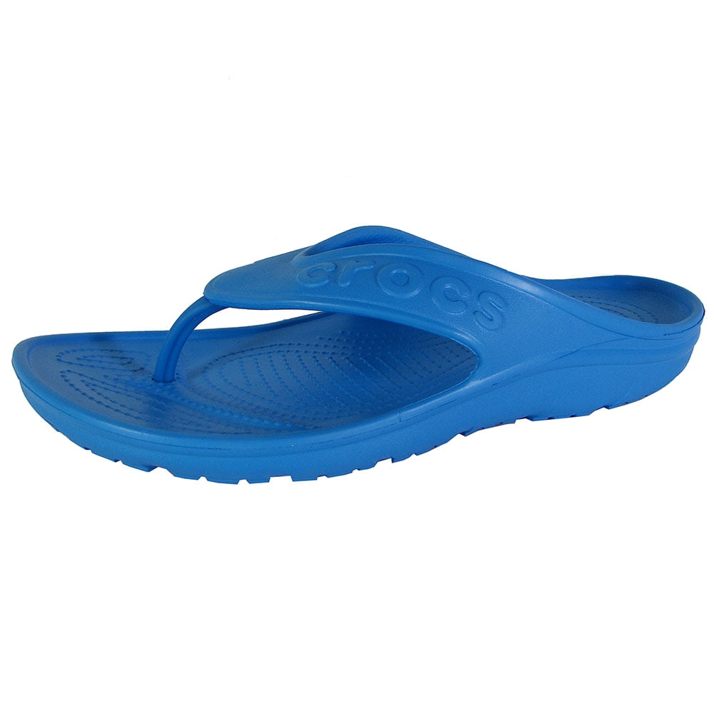 Unisex Croc's navy rubber flip flops style hilo 