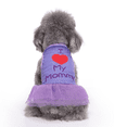 thumbnail image 5 of Perro camisa niña cachorro ropa Funky disfraz lindo tutú sin mangas cuello redondo mascota vestido Adorable verano MFZFUKR CPB-DE-LYY2142-1, 5 of 5