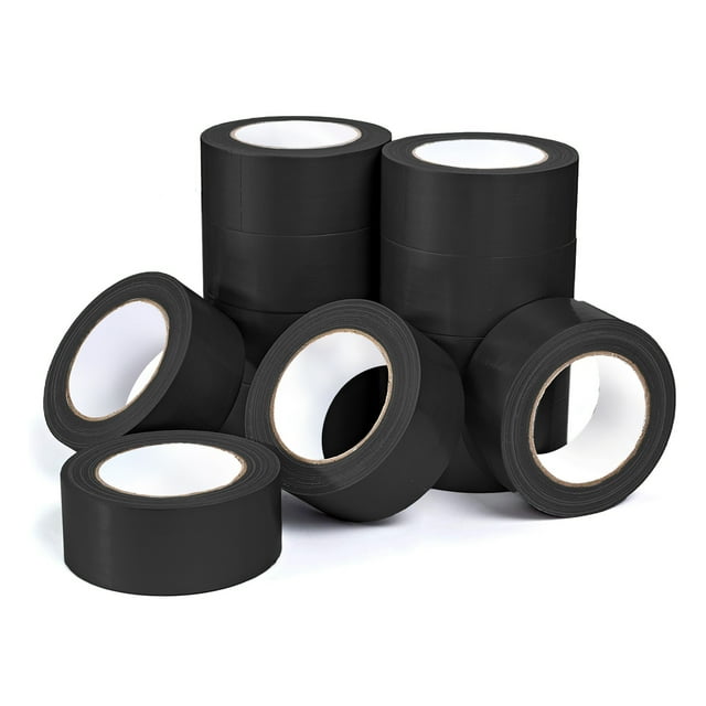 BAZIC Black Duct Tape 1.88" X 10 Yards, Colored Duct Tapes for Sealing