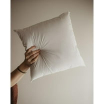 Plain White Cotton Pillow Cover | 8x8 10x10 12x12 14x14 16x16 18x18 20x20 22x22 24x24 Size