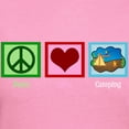 thumbnail image 3 of CafePress - Peace Love Camping Women's Dark T Shirt - Women's Traditional Fit Dark T-Shirt, 3 of 4