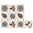 thumbnail image 1 of Cateissary Etiqueta de la pared de la flor del azulejo de la pared Etiqueta engomada autoadhesiva impermeable del azulejo de la etiqueta del azulejo Decoración del hogar Nº 150 NO42 Cateissary HA002473-150, 1 of 1