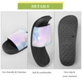thumbnail image 7 of GZHJMY Stylish Slides for Women Men, Cartoon Pastel Shooting Stars and Glowing Bubbles Soft Flexible Slip-on Sandals Slippers, 7 of 7