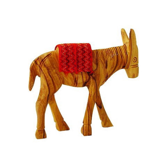Olive Wood Donkey (5 Inches Across )