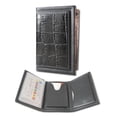 thumbnail image 1 of Men-s Billfold Classic Black Crocodile Print three fold, 1 of 1