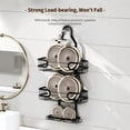 thumbnail image 5 of Charcrocsm Shower Caddy, Rustproof Aluminum Bathroom Shelf Rack, Large Shampoo & Soap Holder for Corner or Over-The-Showerhead Installation, 5 of 8
