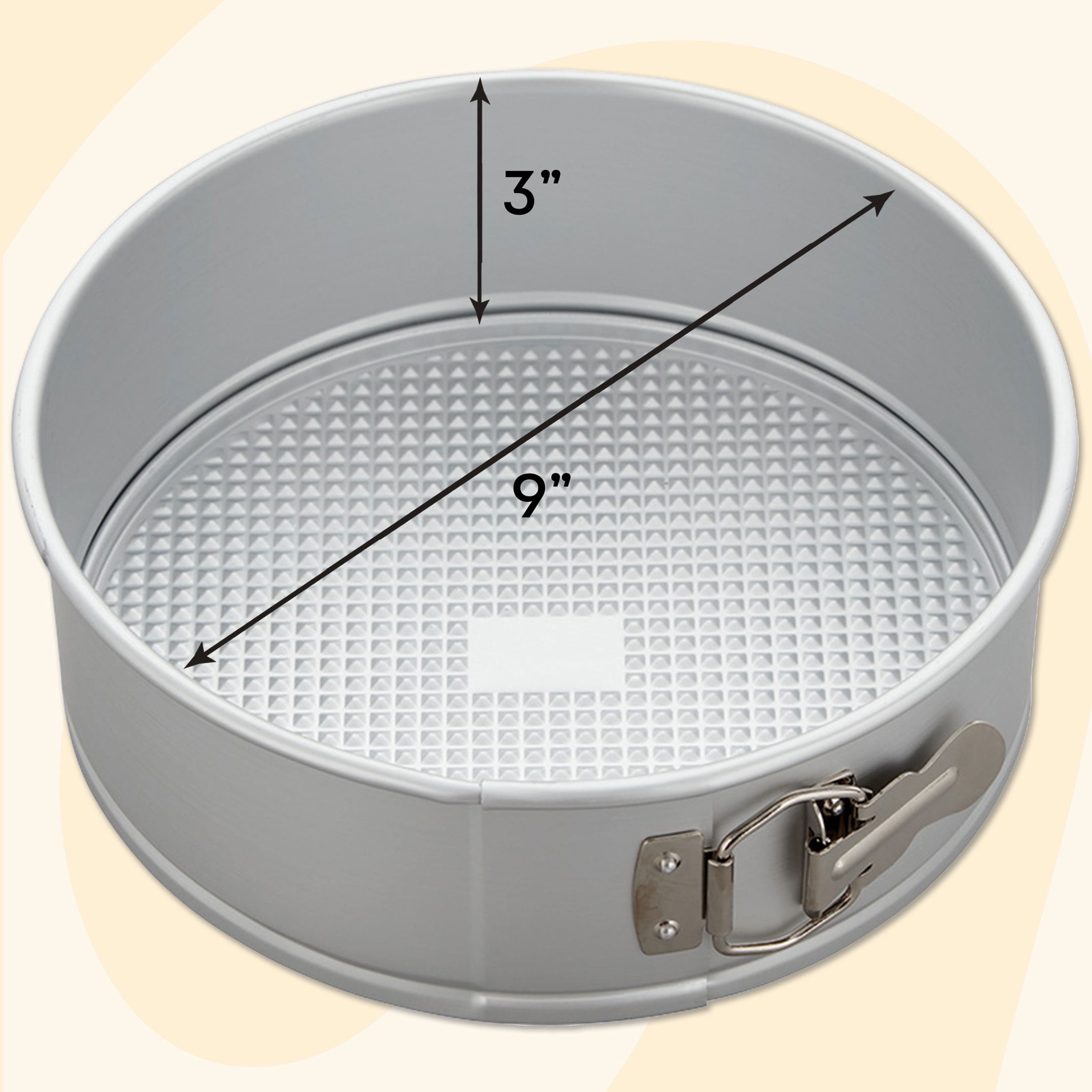 Wilton 9"x3" Aluminum Springform Pan - Thumbnail 4