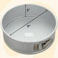 thumbnail image 4 of Wilton Aluminum Springform Pan 9" Round for Cheesecakes & Pizza Non-Stick Bakeware, 4 of 13