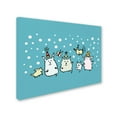 thumbnail image 2 of Trademark Fine Art "Christmas Creatures in Blue" Canvas Art by Carla Martell, 2 of 3