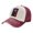 Dark Red, variant on Flag Of Haiti Distressed Baseball Cap Dad Hats for Men Women Vintage Trucker Hat Low Profile Ball Caps