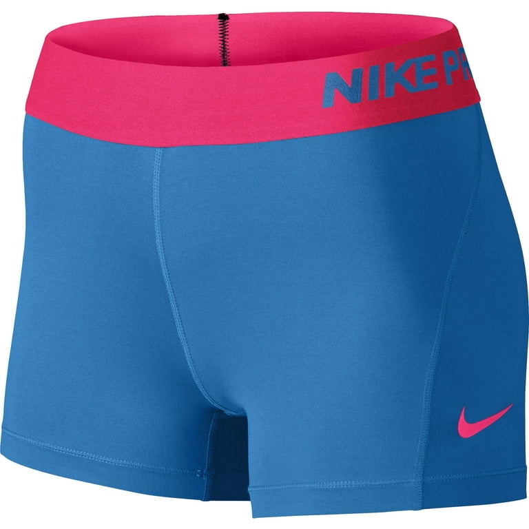 Nike Pro Cool 3 Compression Short (Light Photo Blue/Hyper Pink/Hyper Pink,  X-Small)