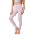 thumbnail image 3 of WAVSUF Girls Leggings Elastic Waist Lightweight Comfort Soft Summer Yoga Gym Sports Underpants Purple Size 6, 3 of 10