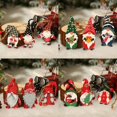 thumbnail image 4 of 9Pcs/Set Christmas Wooden Pendants Xmas Tree Hanging Ornaments Decorations for Home Kids Gift Noel Navidad Decor, 4 of 6
