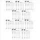 thumbnail image 1 of 50X Brochas de Maquillaje con Cuentas, Cuentas de Silicona, Brochas CosméTicas de Maquillaje DIY, Kit de Brochas con Cuentas para Bricolaje, 1 of 6
