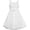 White, variant on Girls Dress Shinning Sequins Beige Tulle Layers Wedding Pageant Kids 2-3