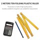 thumbnail image 5 of Folding Ruler Plastic Foldable Measuring Tool Carpenter Ruler Tape Measure Pocket Folable Drafting Supplies Measuring Ruler, 5 of 5