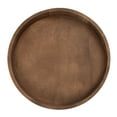 thumbnail image 5 of Kate and Laurel Avery Mid-Century Modern Wooden Round Side Table, 18 x 22, Walnut Brown, Circle End Table for Use as Bedroom Night Stand or Living Room Table Option, 5 of 9