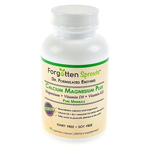 Calcium Magnesium Plus with Vitamin D3 and Vitamin K2 NonGMO 90