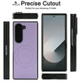 thumbnail image 2 of ELEHOLD Case for Samsung Galaxy Z Fold 4, Shockproof Magnetic Case Hard PC Slim Phone Cover,Purple, 2 of 11