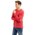 thumbnail image 2 of U.S. Polo Assn. Men's Cotton Crewneck Tee with Long Sleeves, Sizes S-XL, 2 of 4