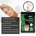 thumbnail image 2 of Deep Cleansing Foot Pads, 80Pcs Natural Herbal Foot Patches with Mugwort Bamboo Charcoal, Bamboo Foot Pads Cleanse, Moisturize & Energize for Men & Women, 2 of 9