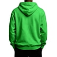 thumbnail image 4 of Men's Pullover Hoodies Big and Tall Long Sleeve Casual Hooded Sweatshirt Loose fit Comfort Pullover Hoodies Green 5XL, 4 of 5