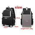 thumbnail image 2 of Lightning Cat Backpack, Student Schoolbag, Backpack Travel Bag, USB Computer Bag siniker, 2 of 2
