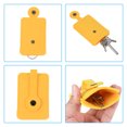 thumbnail image 4 of Felt Pullout Key Case Car Key Organize Pouch with Drawstring for Home Office Car Key, Yellow, 4 of 5