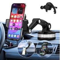 Anpro Car Phone Holder, Mount Universal Adjustable Suction Cup Phone Holder for Car Air Vent Dashboard Windshield Fit for iPhone Smartphones