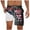 Black^, variant on Jjayotai Mens George Shorts, Men's Independence Day Printed Shorts, Beach Shorts Lined Shorts with Compression Liner Pocket Elastic Waist Drawstring