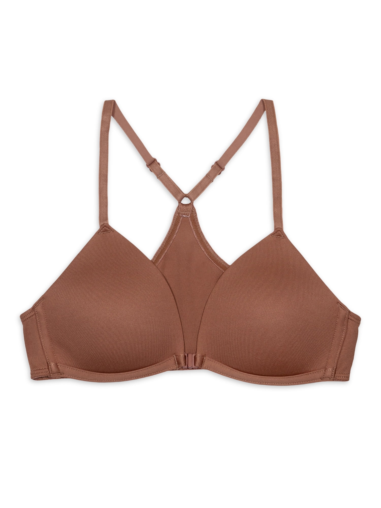 Wonder Nation Girls Front Close Wirefree T-Shirt Bra, 2-Pack, Sizes 30A-38A