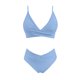 thumbnail image 4 of WILLBEST Traje de Baño de Mujer Traje de Baño de Dos Piezas Bikini Sexy Con Espalda Abierta Plisada de Color Sólido Para Mujer, 4 of 8