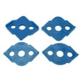 thumbnail image 2 of 4PCS R Modèles d'Angle Rond Rayon Gabarit de Routage 3 Trous Fixation ABS Routeur Bit Modèles Localisateur de Coin de Travail du Bois pour les Projets de Bricolage de Travail du Bois, 2 of 8